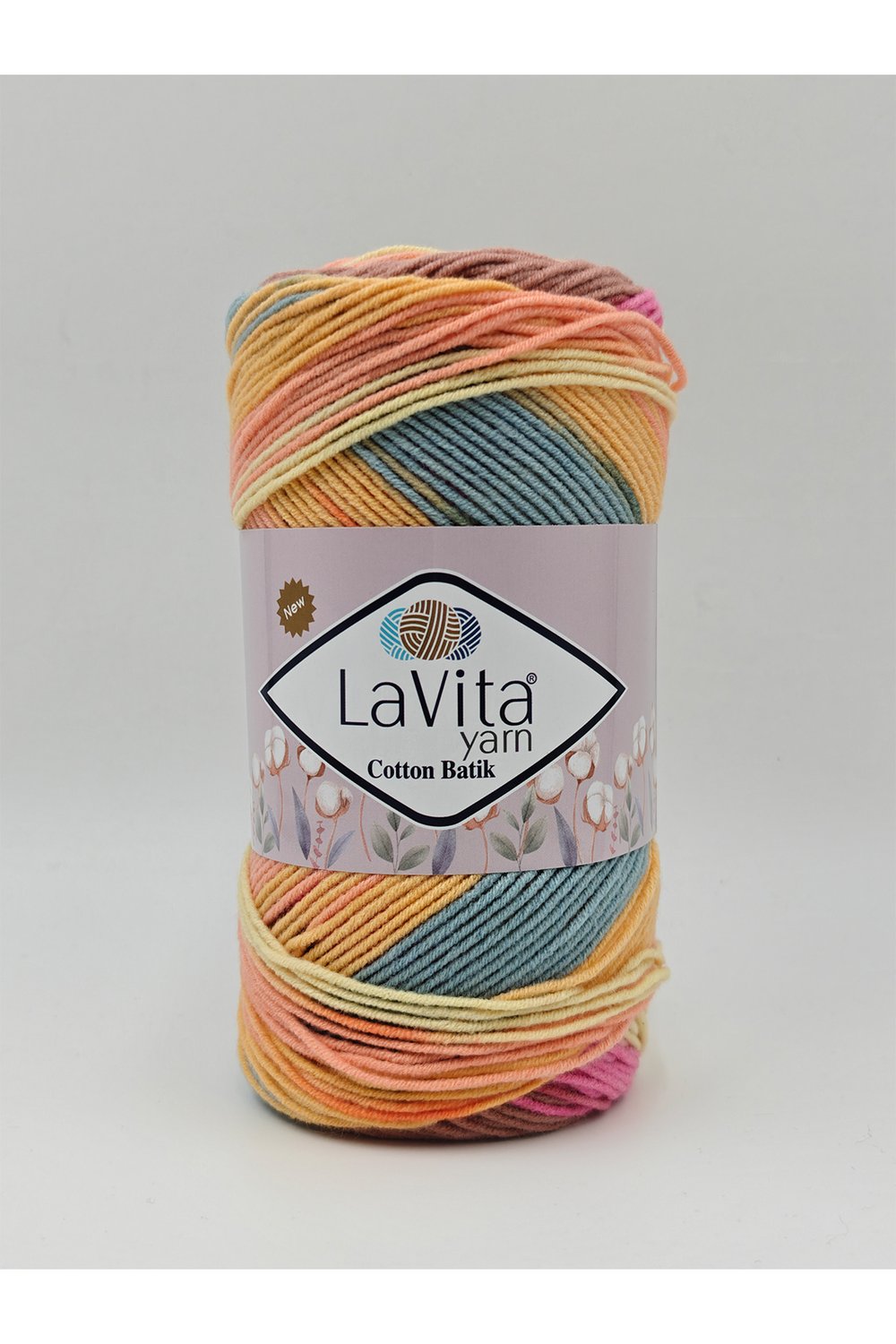 Cotton Batik El Örgü İpi %60 Pamuk %40 Akrilik 100gr (CB22 KARANFİL)