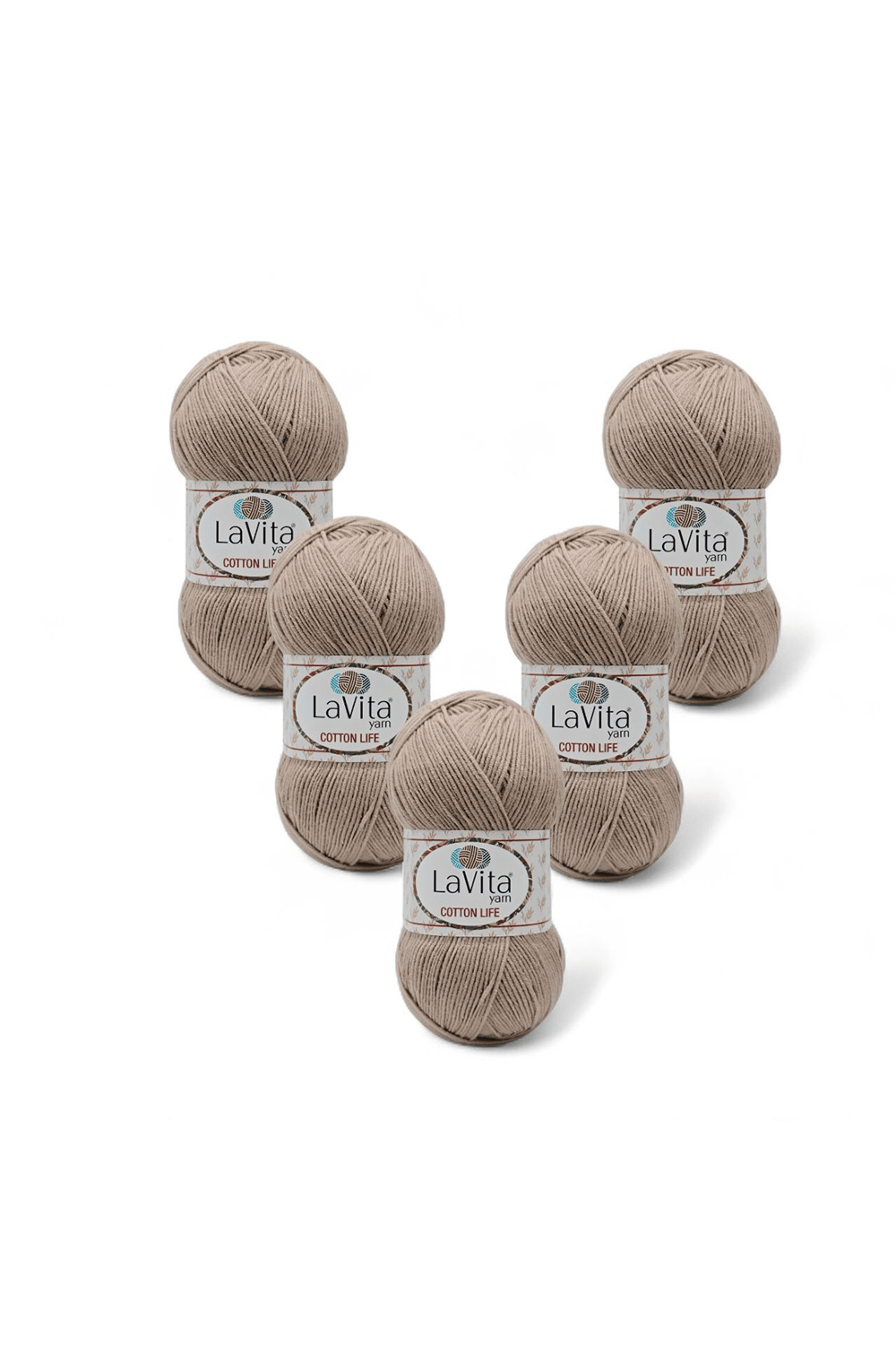 Cotton Life El Örgü İpi %50 Pamuk %50 Akrilik 100gr (7017 VİZON)