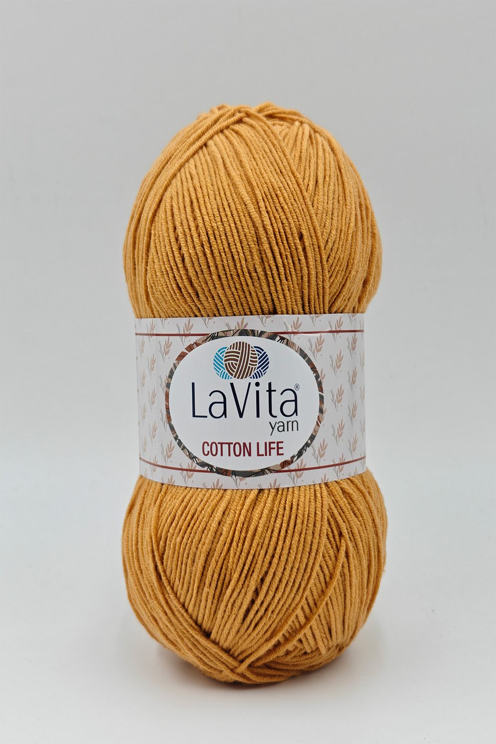 Cotton Life El Örgü İpi %50 Pamuk %50 Akrilik 100gr (2034 HARDAL)