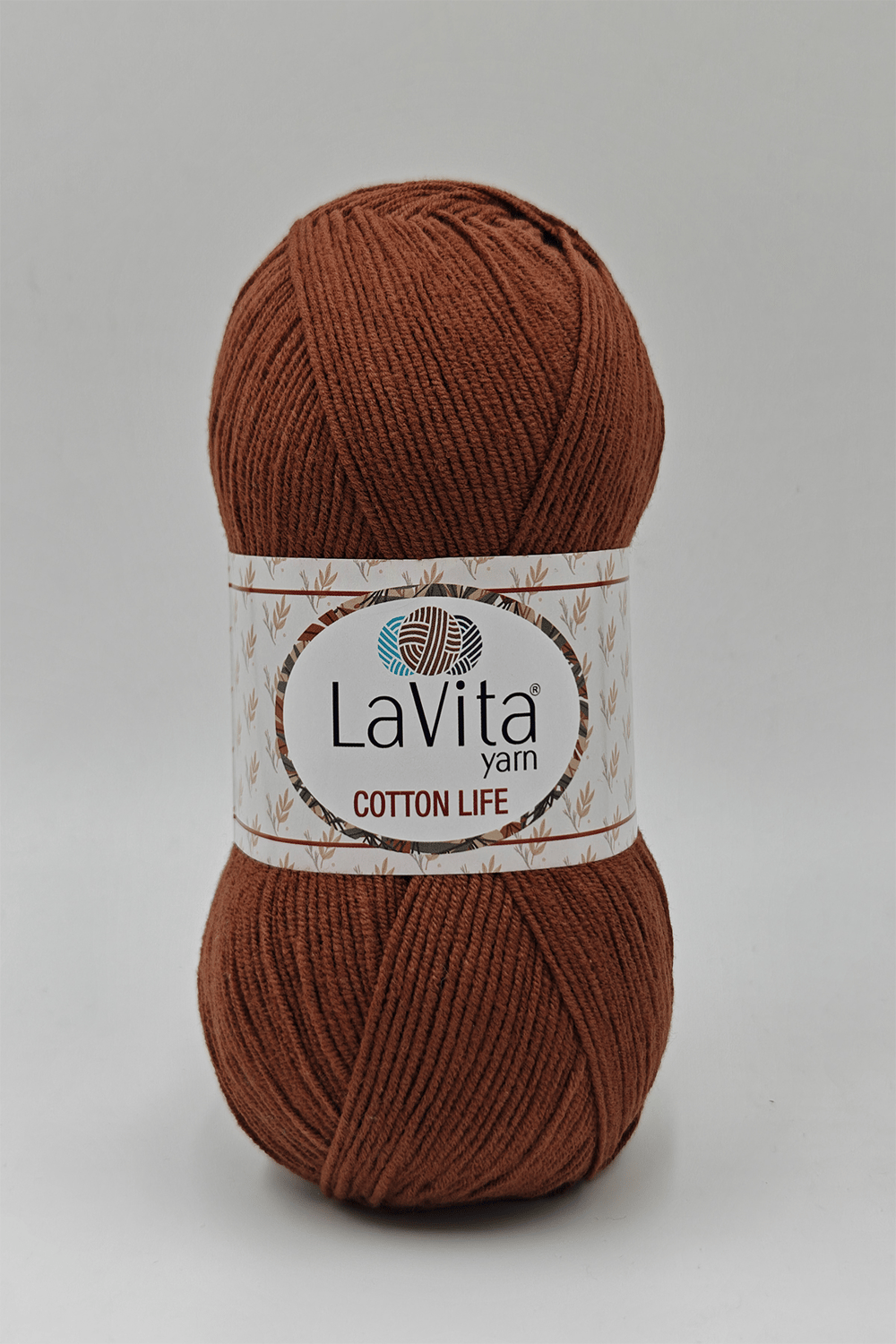 Cotton Life El Örgü İpi %50 Pamuk %50 Akrilik 100gr (7230 KAHVE)