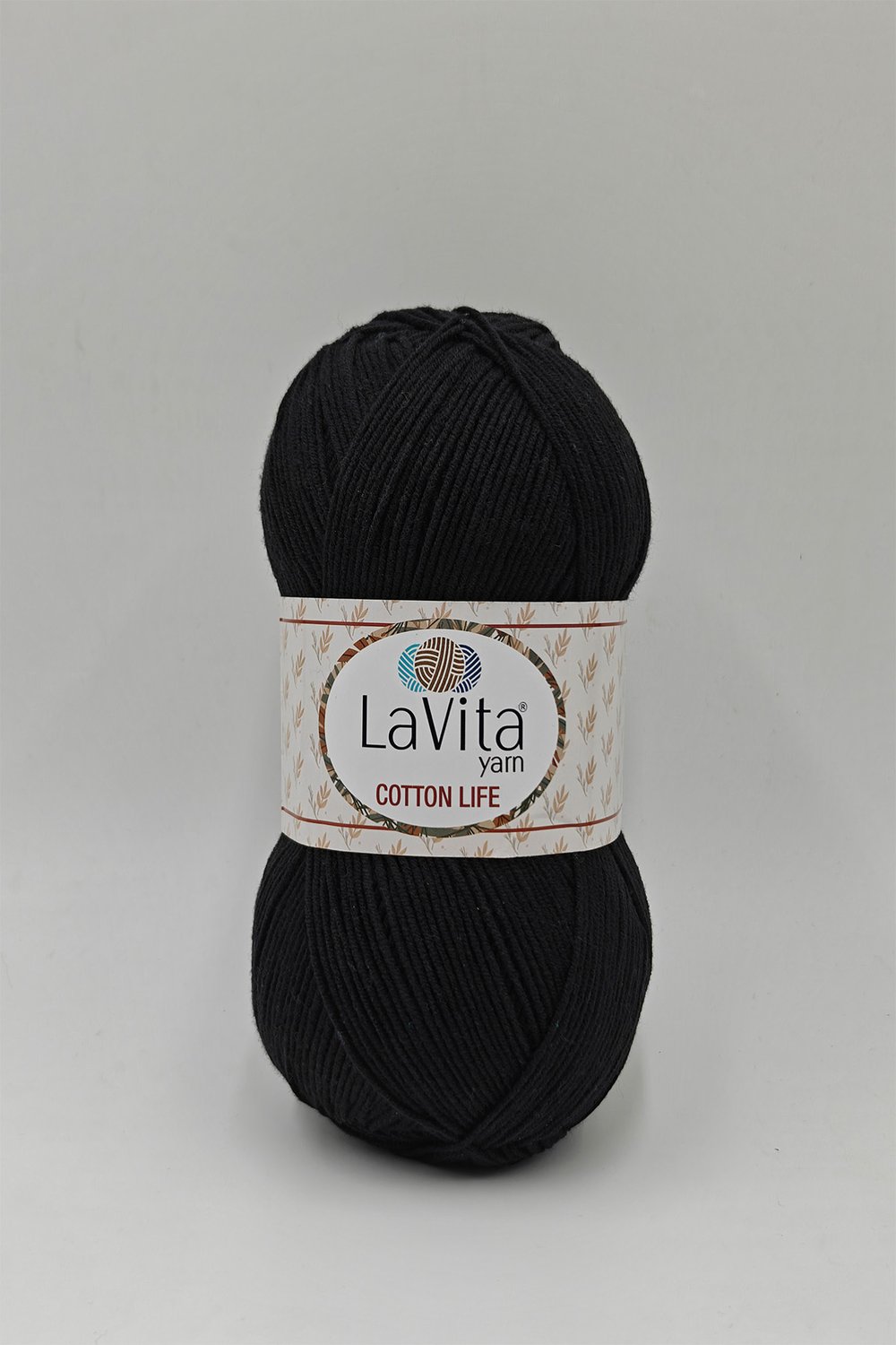 Cotton Life El Örgü İpi %50 Pamuk %50 Akrilik 100gr (6500 SİYAH)