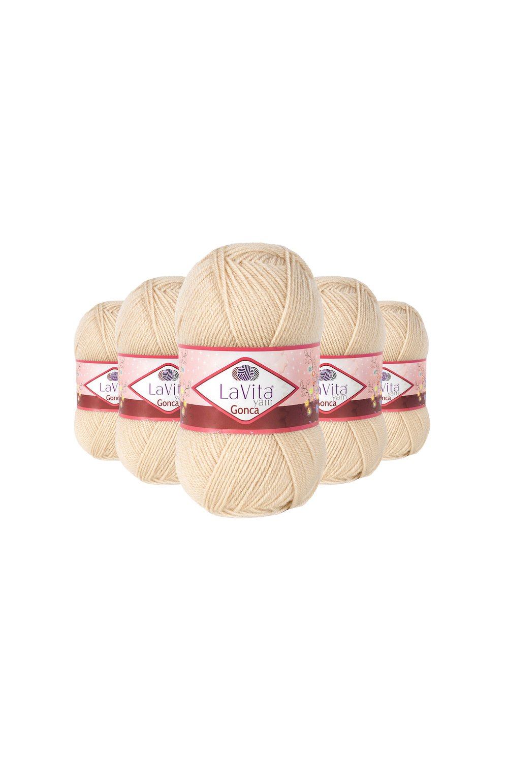 Gonca El Örgü İpi %100 Akrilik 500gr 5 ADET (1035 TEN)