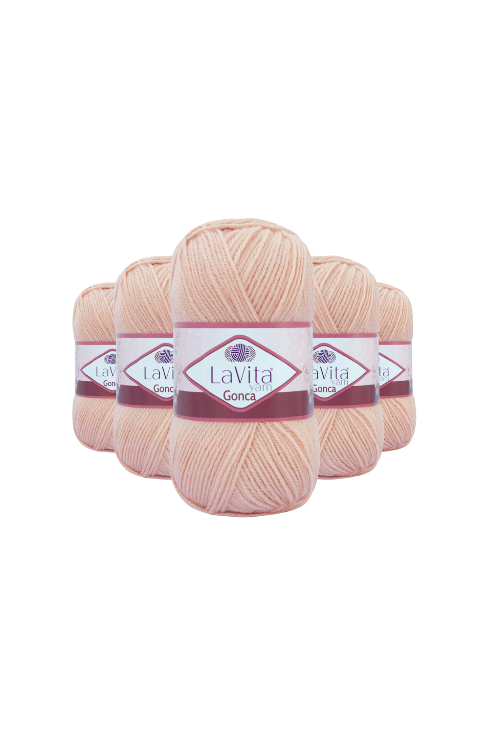 Gonca El Örgü İpi %100 Akrilik 500gr 5 ADET (4005 SERİN PEMBE)
