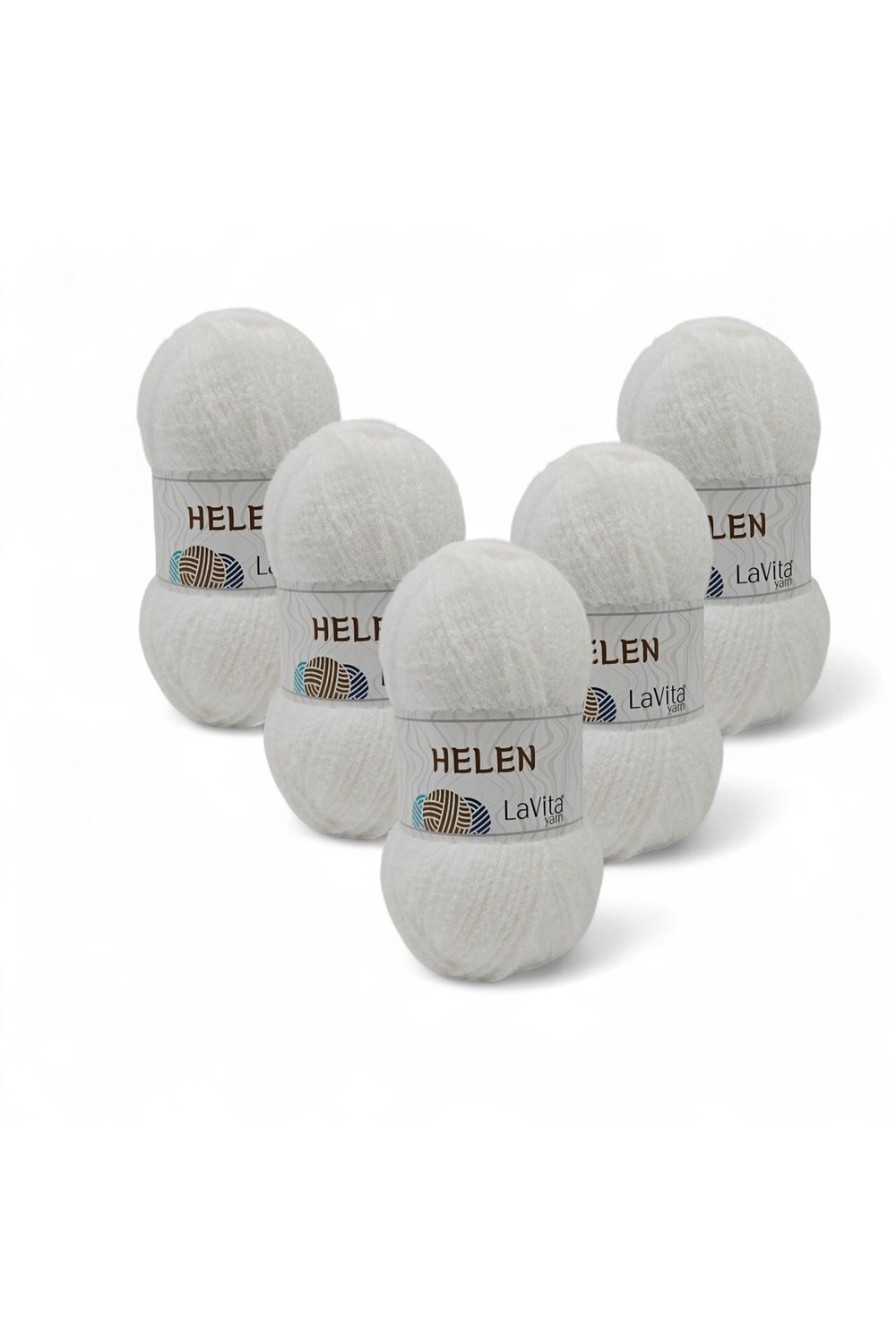 Helen El Örgü İpi %100 Exclusive Polyamid 500gr 5 ADET (9502 KEMİK)