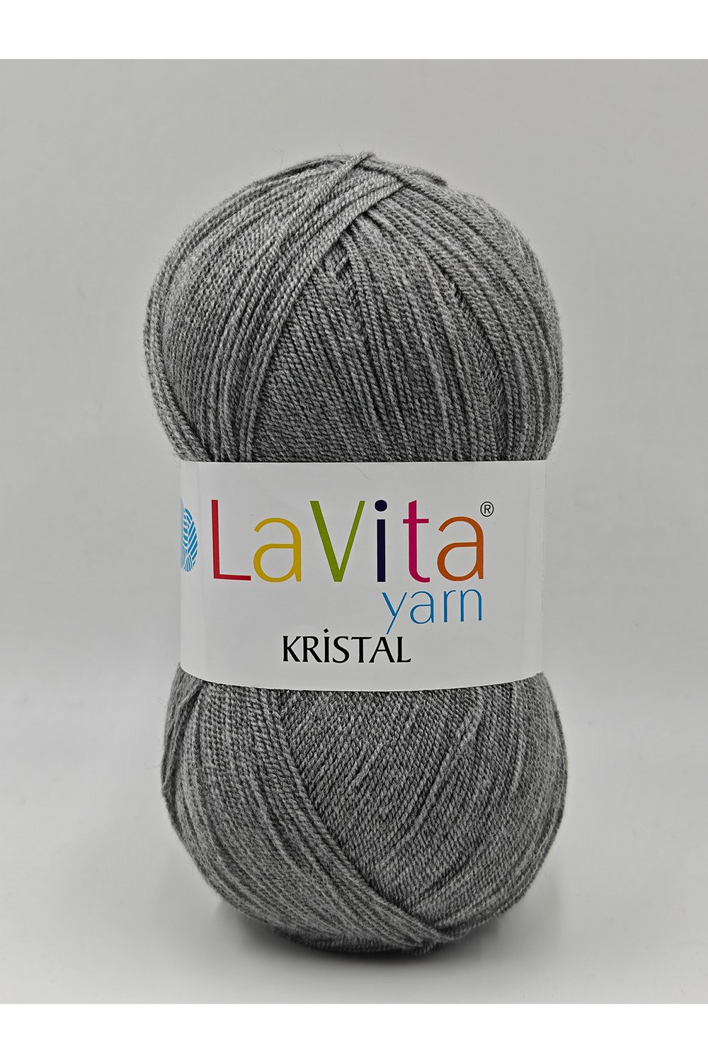 Kristal El Örgü İpi %100 Akrilik 100gr (6001 GRİ)