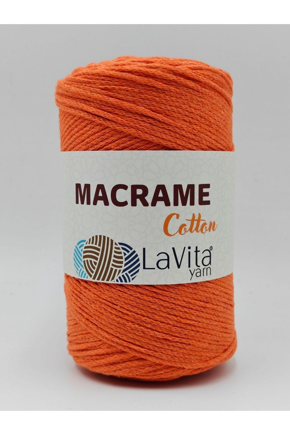 LaVita Macrame Cotton El Örgü İpi %100 Polyester 250gr (7 ORANJ)