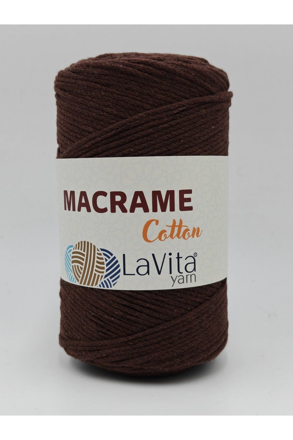 LaVita Macrame Cotton El Örgü İpi %100 Polyester 250gr (11 AÇIK KAHVE)