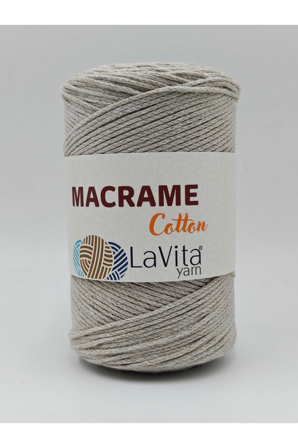 LaVita Macrame Cotton El Örgü İpi %100 Polyester 250gr (25 TAŞ BEJ)