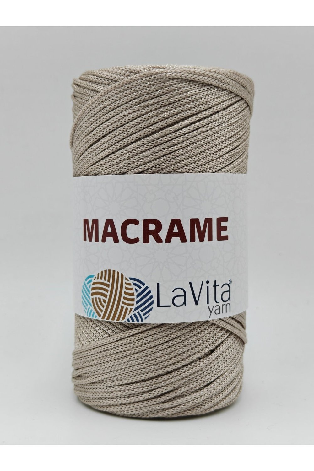 LaVita Macrame El Örgü İpi %100 Polyester 200gr (227 VİZON)
