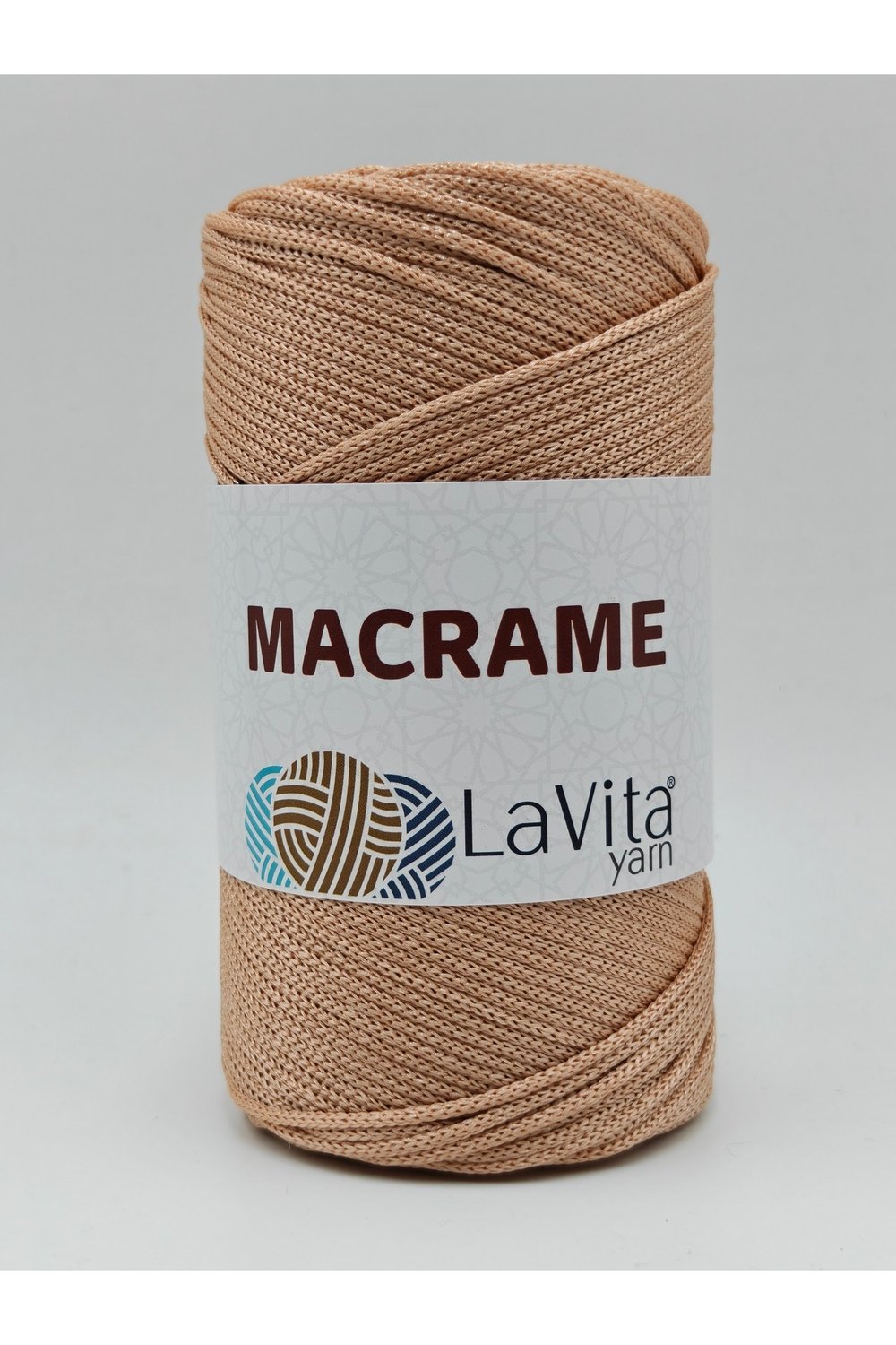 LaVita Macrame El Örgü İpi %100 Polyester 200gr (110 BEJ)