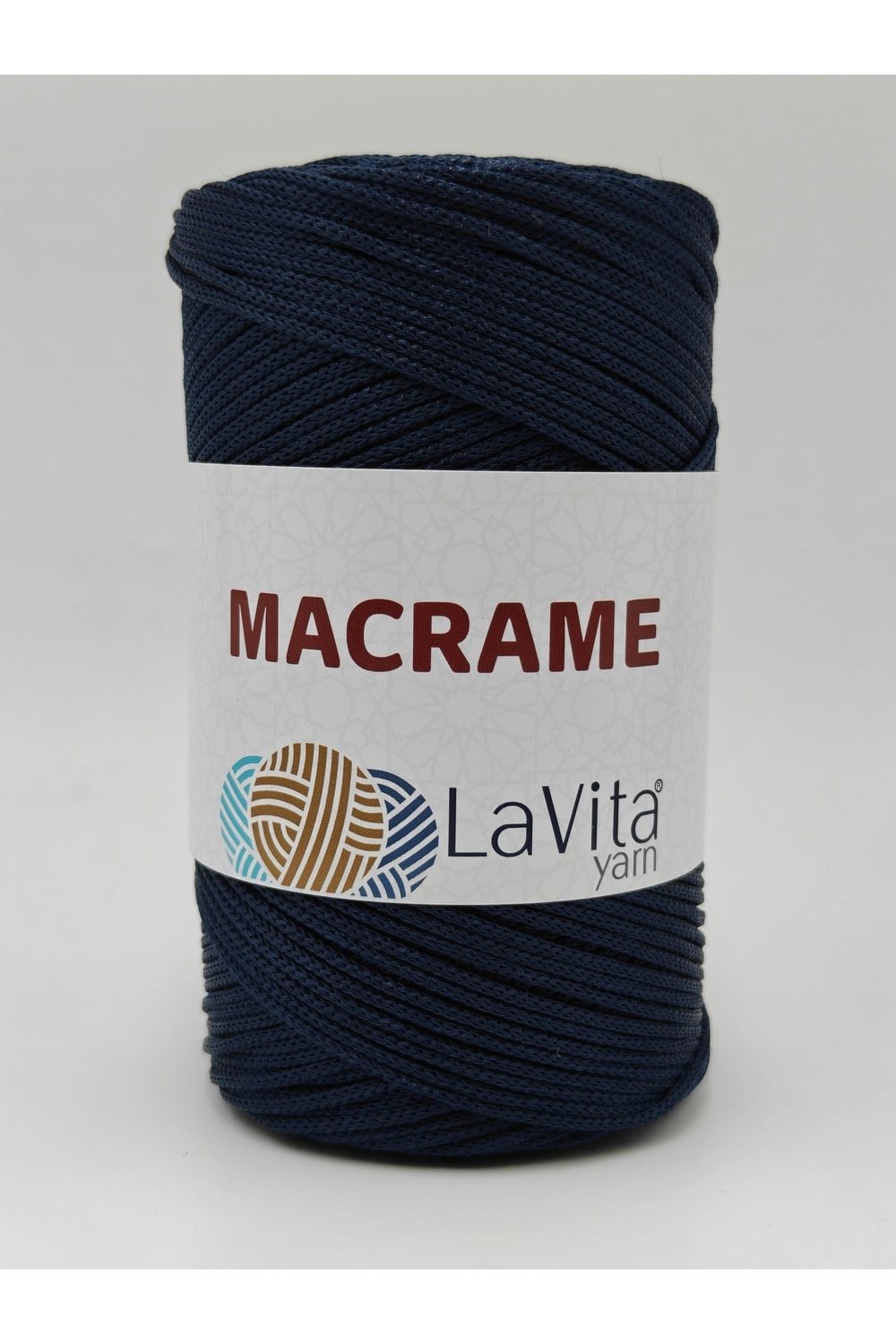 LaVita Macrame El Örgü İpi %100 Polyester 200gr (370 LACİVERT)
