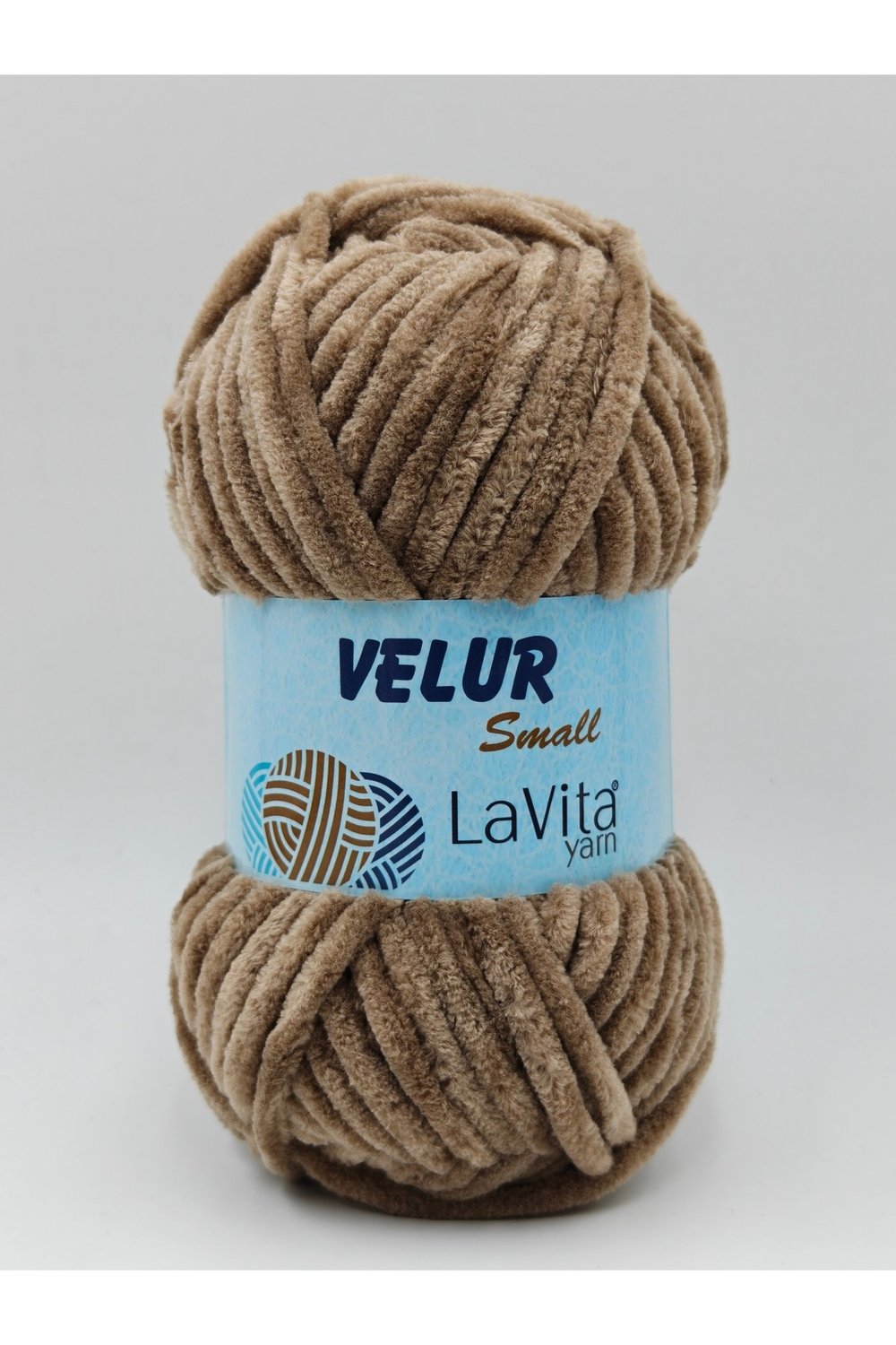 LaVita Velur Small Kadife El Örgü İpi %100 Polyester 50gr (1039 DEVE TÜYÜ)