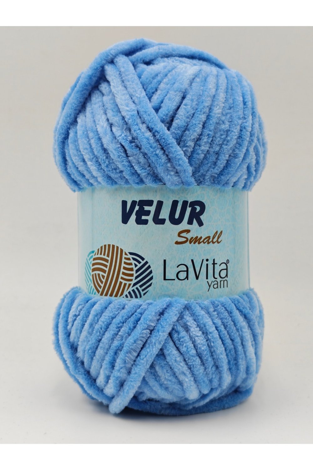 LaVita Velur Small Kadife El Örgü İpi %100 Polyester 50gr (5053 DENİZ)