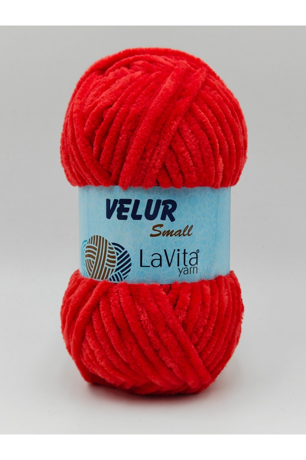 LaVita Velur Small Kadife El Örgü İpi %100 Polyester 50gr (2313 NAR ÇİÇEĞİ)
