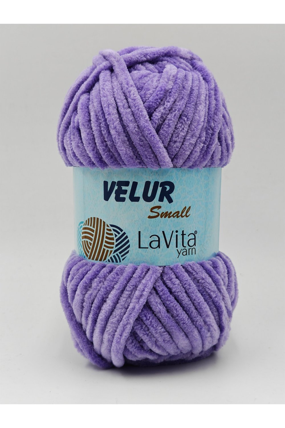 LaVita Velur Small Kadife El Örgü İpi %100 Polyester 50gr (4150 KOYU LİLA)