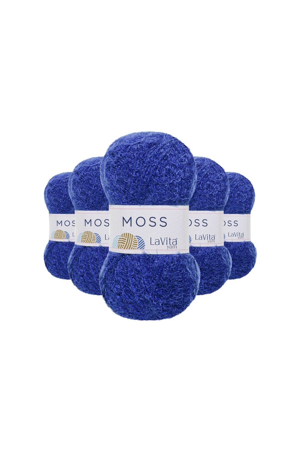 Moss Tüylü El Örgü İpi %45 Polyamid %55 Premium Akrilik 500gr 5 ADET (5312 SAKS)