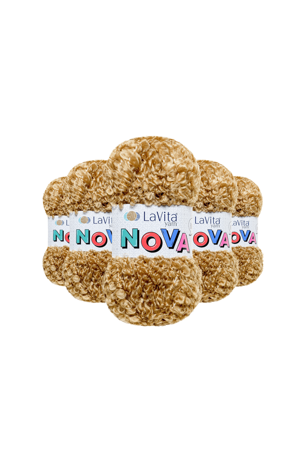 Nova El Örgü İpi %20 Polyester %80 Akrilik 500gr 5 ADET (LN7101 BAL)
