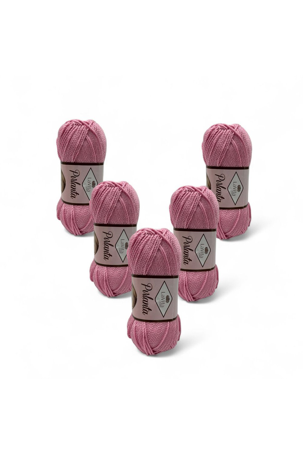 Pırlanta El Örgü İpi %100 Akrilik 500gr 5 ADET (2692 PEMBE)