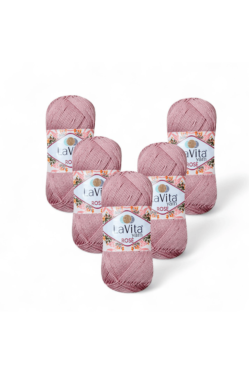 Rose El Örgü İpi %100 Akrilik 500gr 5 ADET (4134 PUDRA)