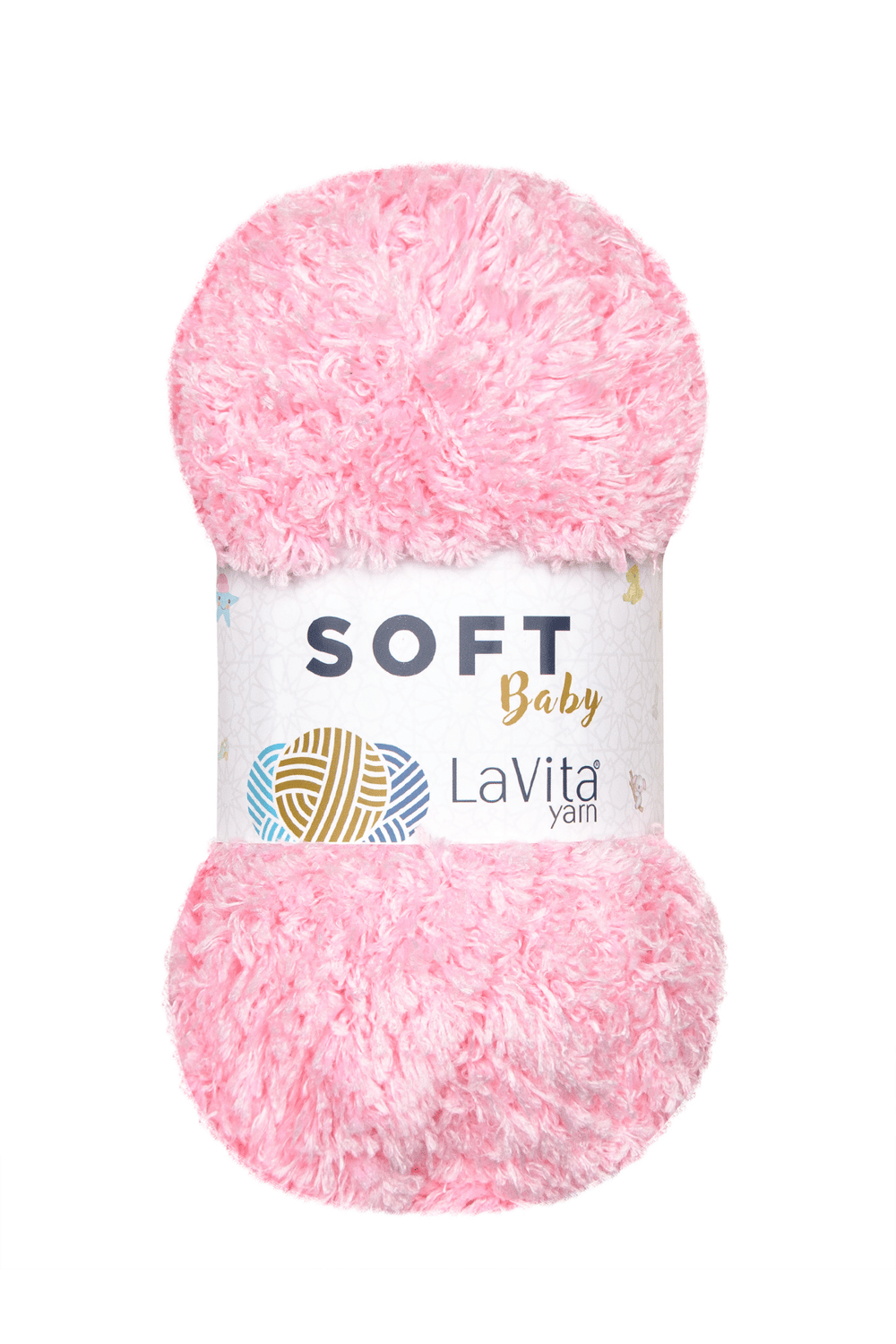 Soft El Örgü Ipi %100 Soft Polyester 100gr (4007 BEBE PEMBE)