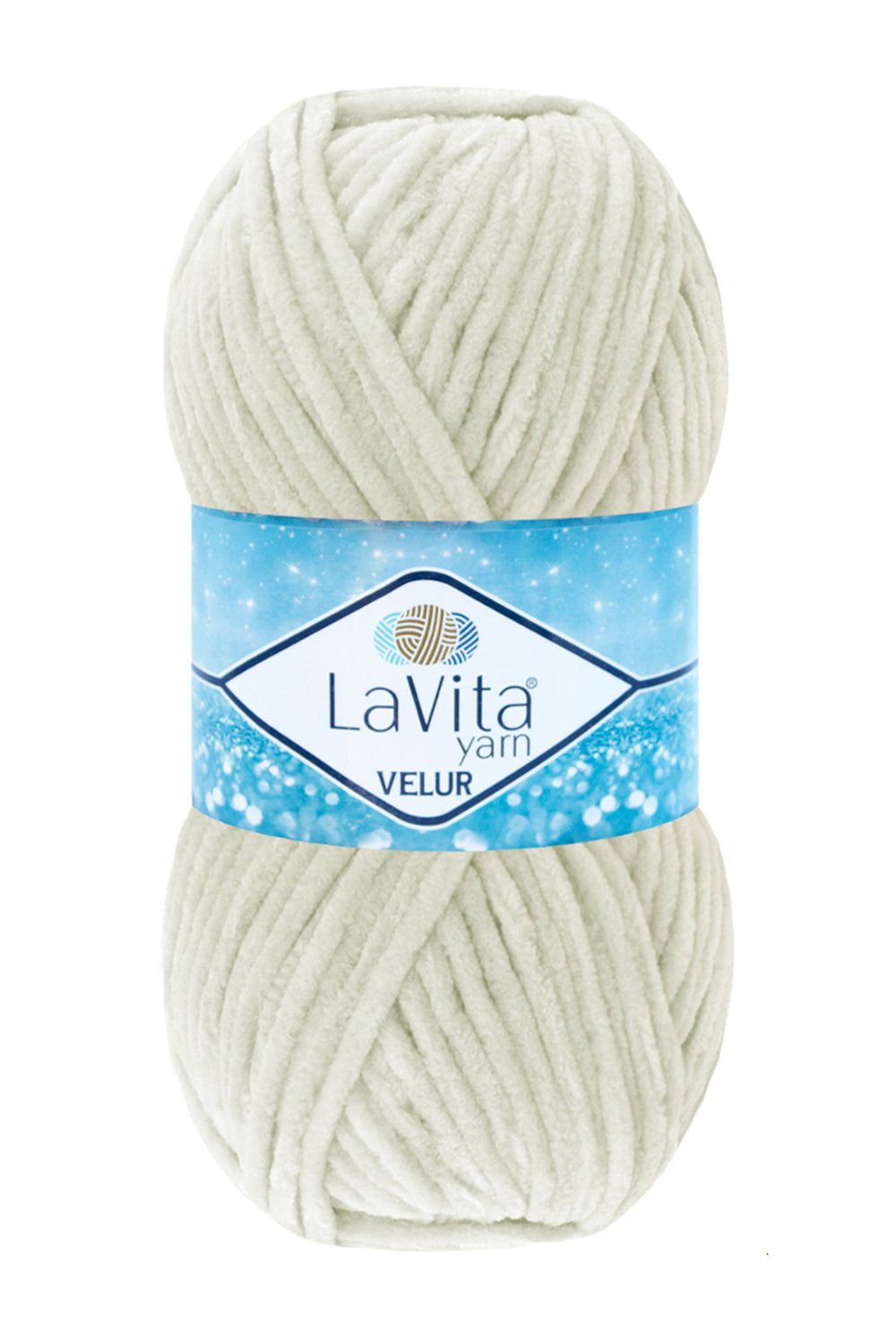 Velur Kadife El Örgü Ipi %100 Polyester 100gr (1011 KREM)