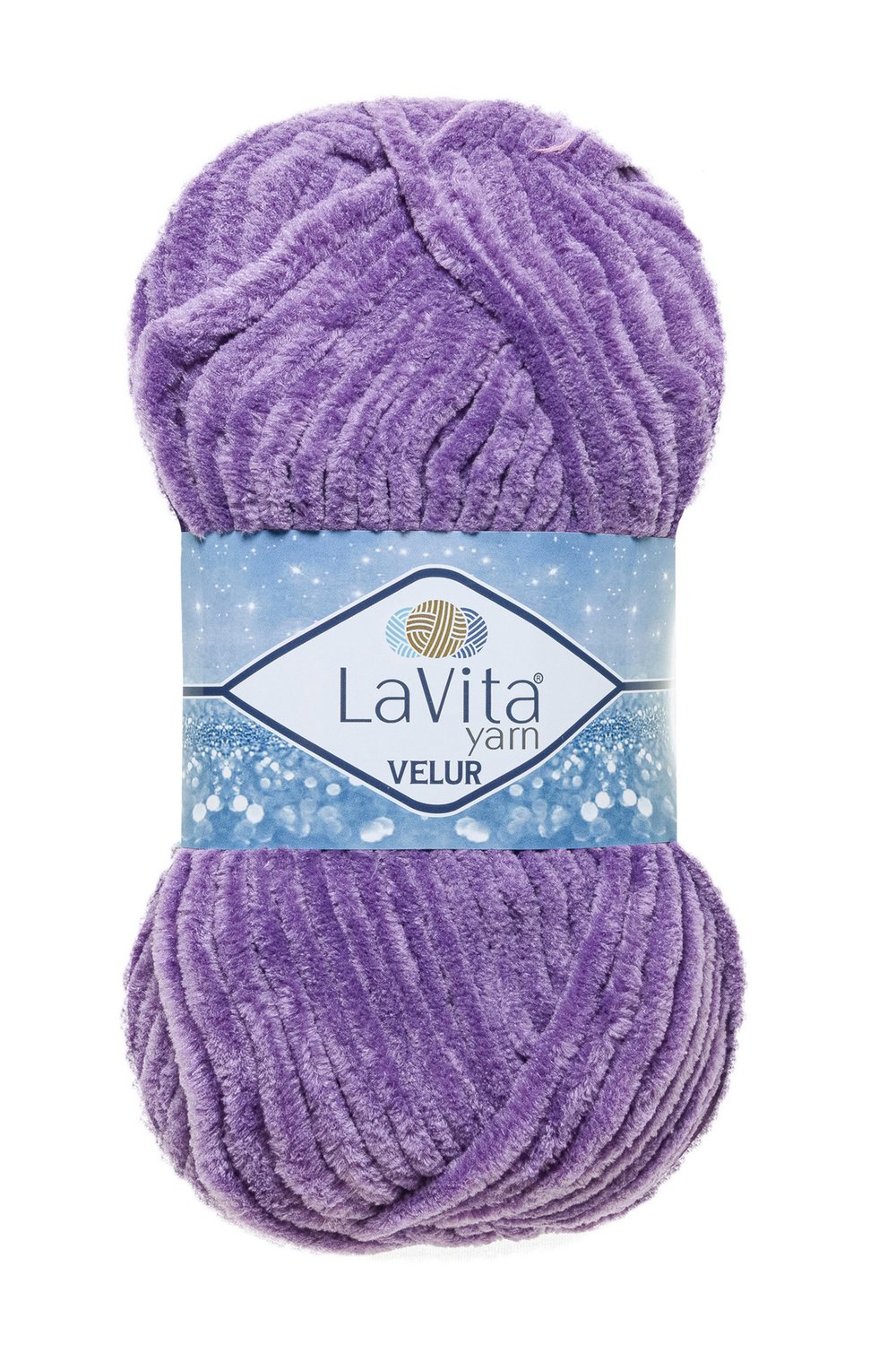 Velur Kadife El Örgü Ipi %100 Polyester 100gr (4034 AÇIK MOR)