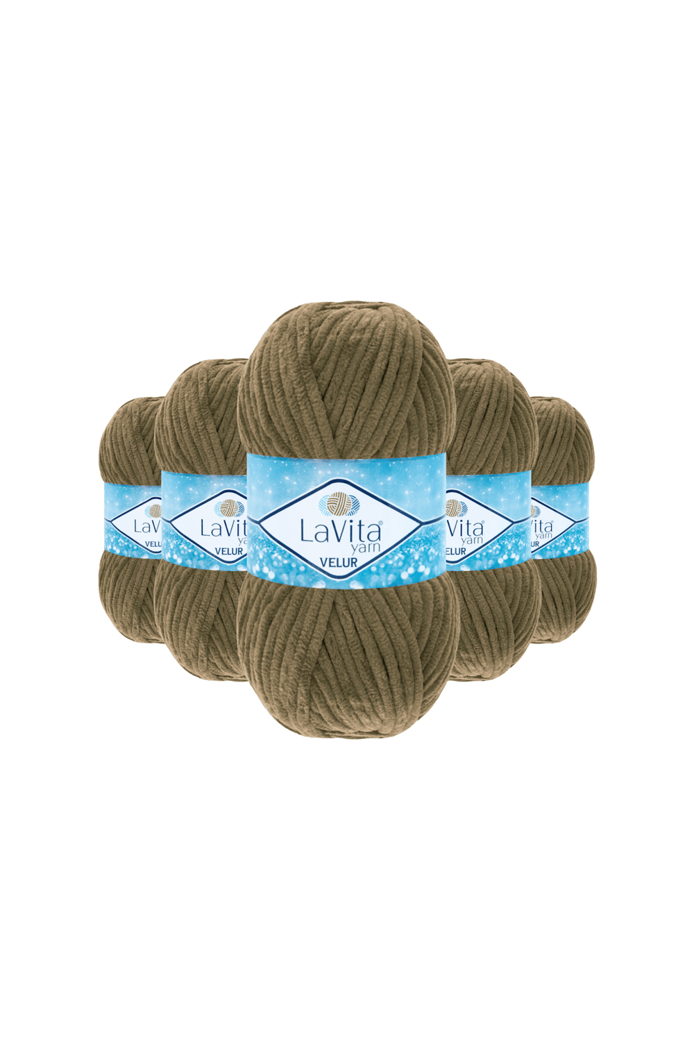 Velur Kadife El Örgü İpi %100 Polyester 500gr 5 ADET (1039 DEVE TÜYÜ)