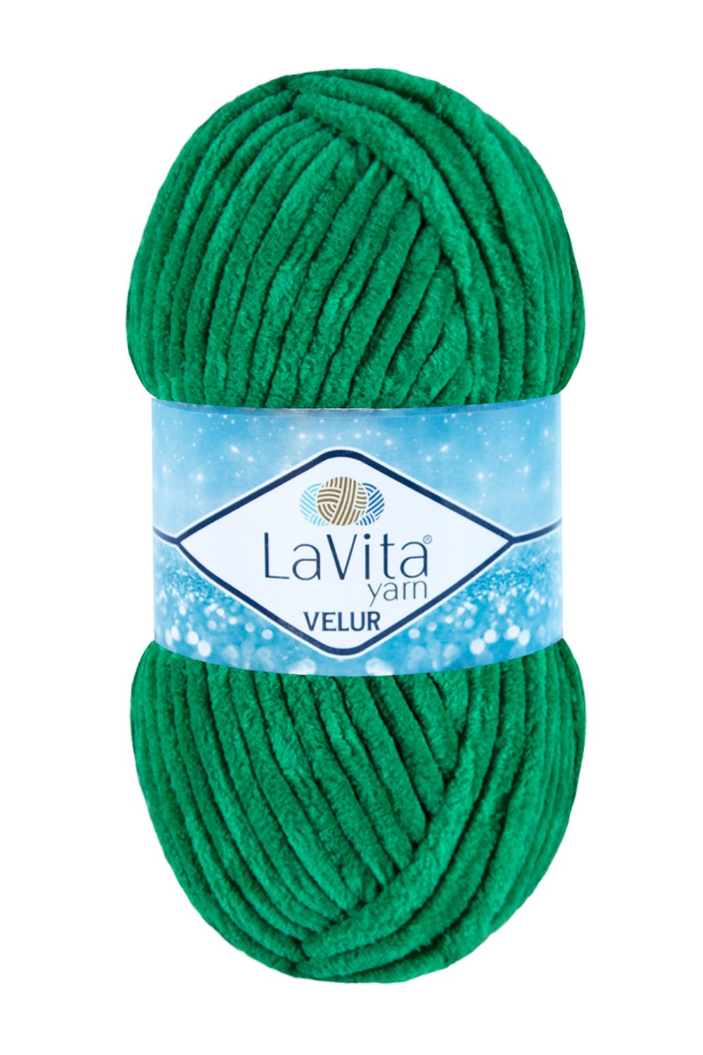 Velur Kadife El Örgü İpi %100 Polyester 100gr (8122 BENETON YEŞİLİ)