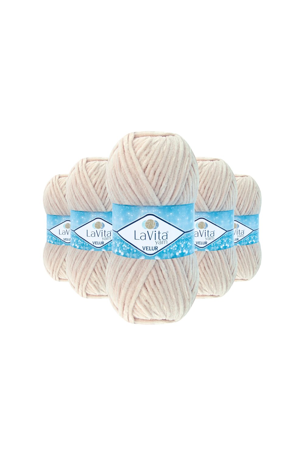 Velur Kadife El Örgü İpi %100 Polyester 500gr 5 ADET (4140 TOZ PEMBE)