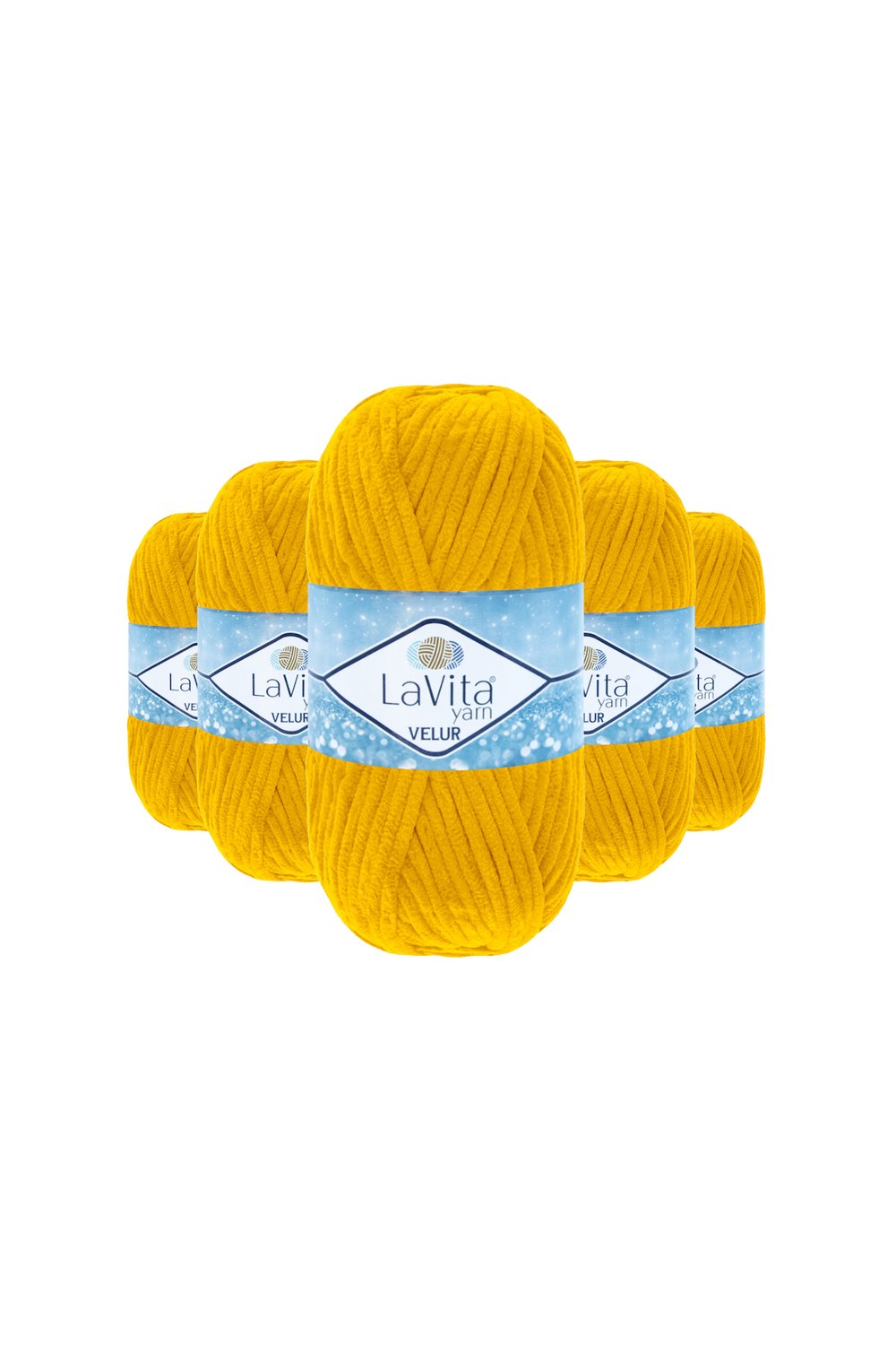 Velur Kadife El Örgü İpi %100 Polyester 500gr 5 ADET (3012 KAYISI)