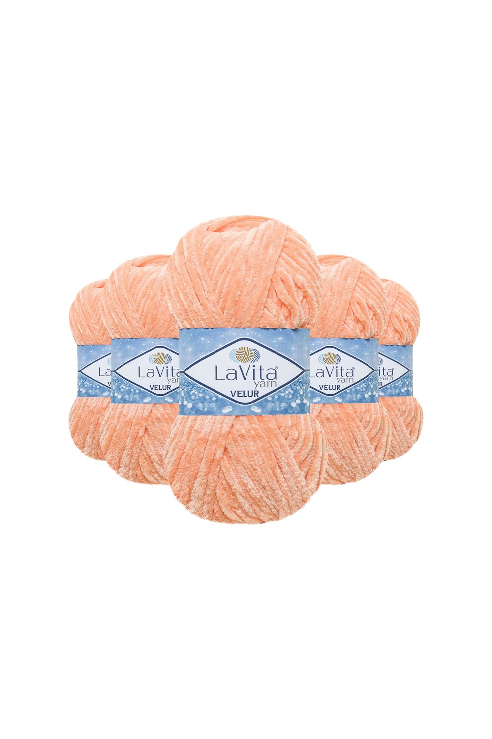 Velur Kadife El Örgü İpi %100 Polyester 500gr 5 ADET (4157 SOMON)