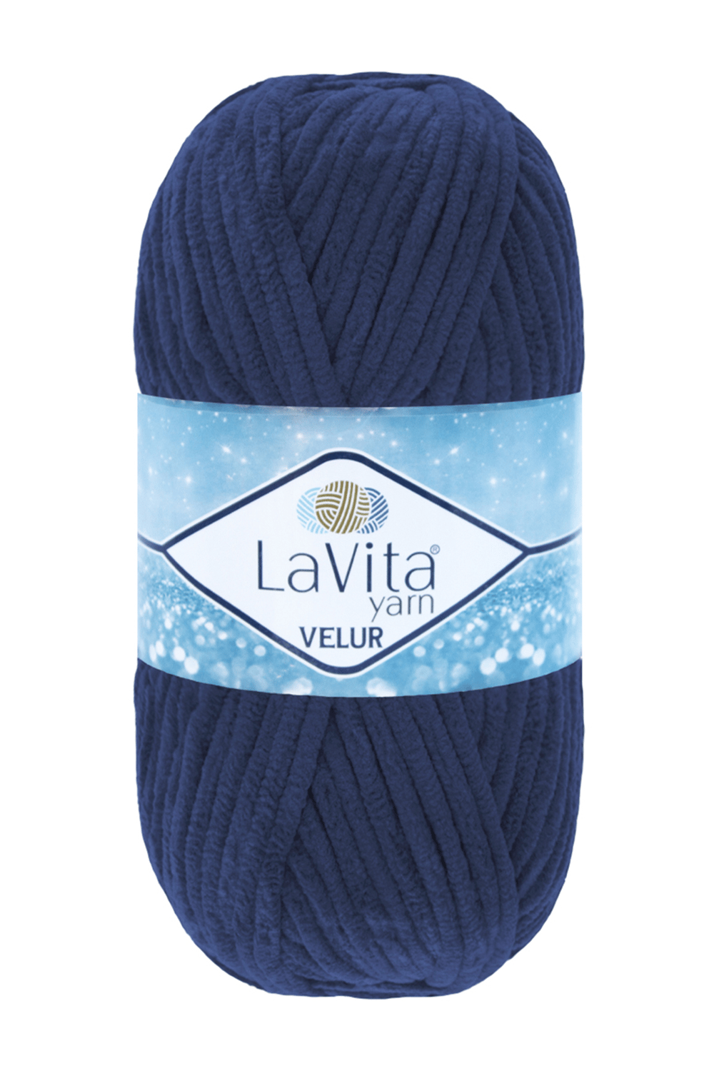 Velur Kadife El Örgü Ipi %100 Polyester 100gr (5054 KOYU MAVİ)