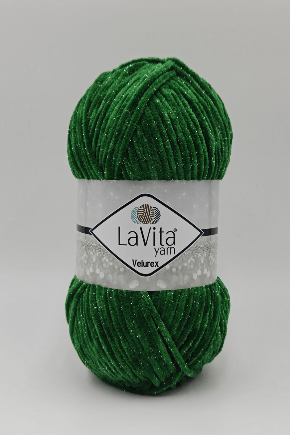 Velurex Simli El Örgü Ipi %90 Polyester %10 Lurex 100gr (8148 YEŞİL)