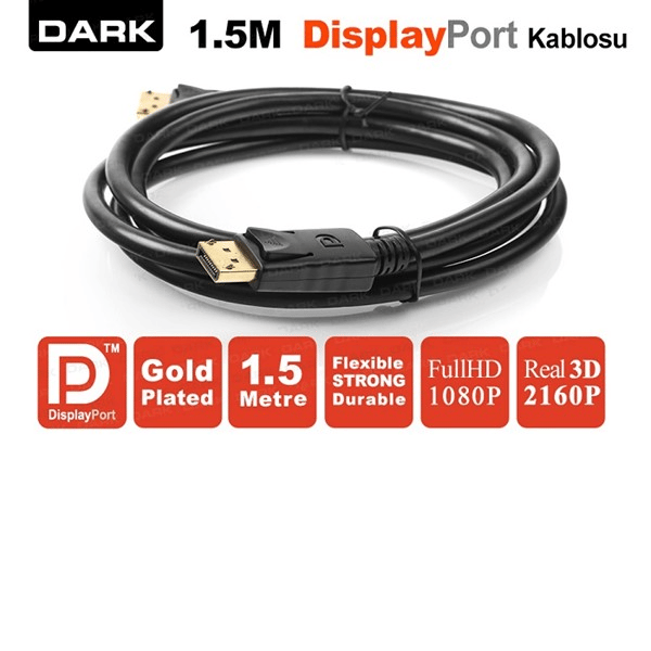DARK 1.5metre DK-CB-DPL150 DP Kablo