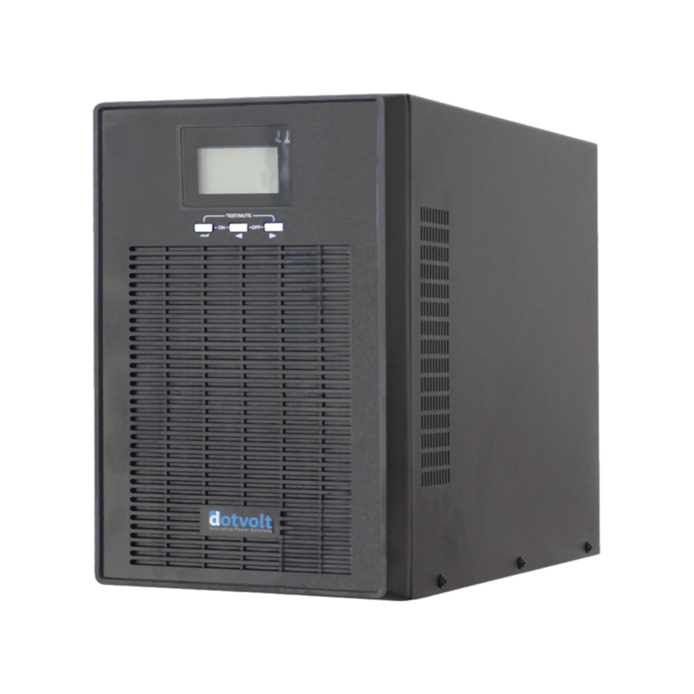 DOTVOLT 2KVA MN2KVA PLUS ONLINE 1/1F LCD EKRAN TOWER UPS 4x 12V 9 Ampe