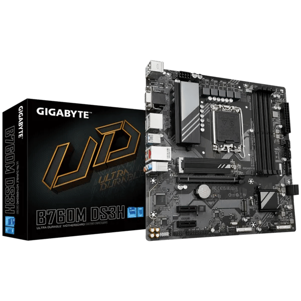 GIGABYTE B760M DS3H DDR5 HDMI DP PCIE 4.0 1700p mATX
