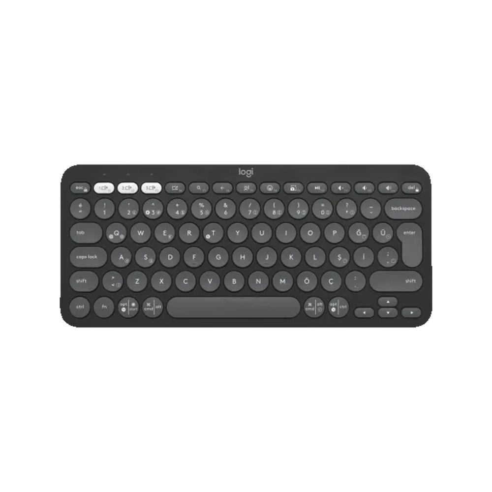 LOGITECH Pebble Keys 2 K380s Bluetooth Siyah Klavye 920-011860