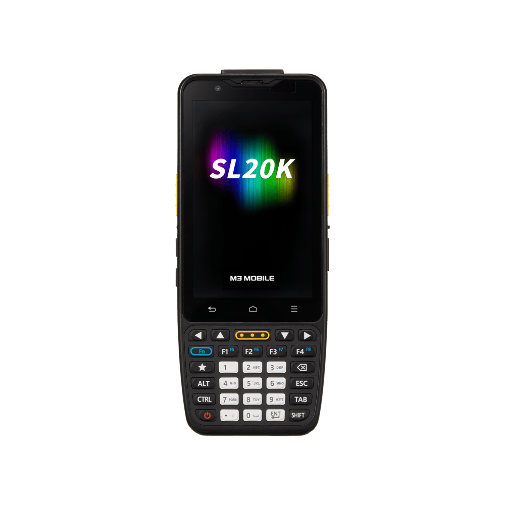 M3 Mobile 4.0 SL20KX/W Wlan Bluetooth (2D) Karekod Android 13 El Terminali 4GB RAM/64GB