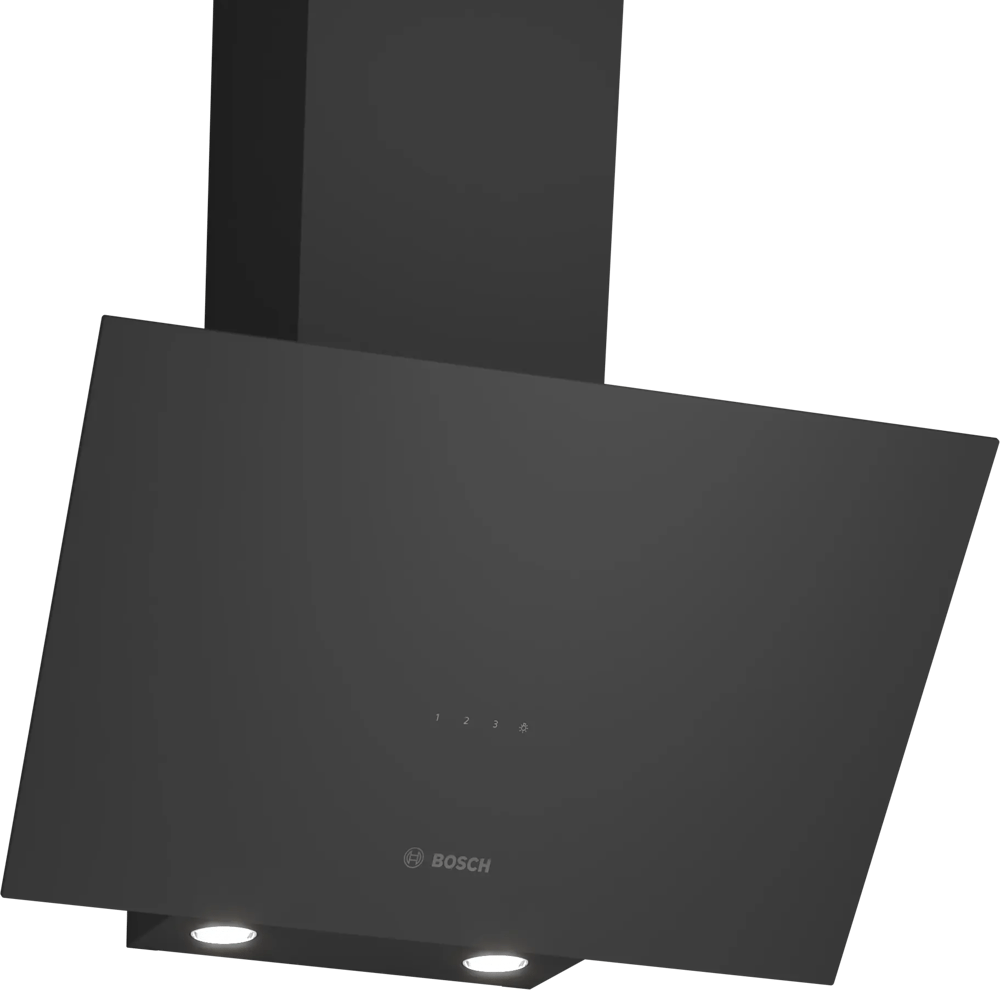 Bosch DWK64PJ60T Siyah Duvar Tipi Ankastre Davlumbaz