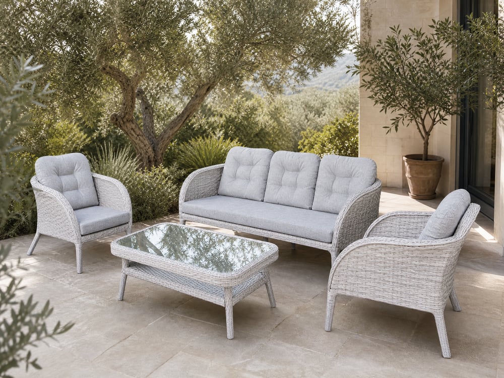 LİVANO RATTAN SIK ÖRGÜ BAHCE TAKIMI