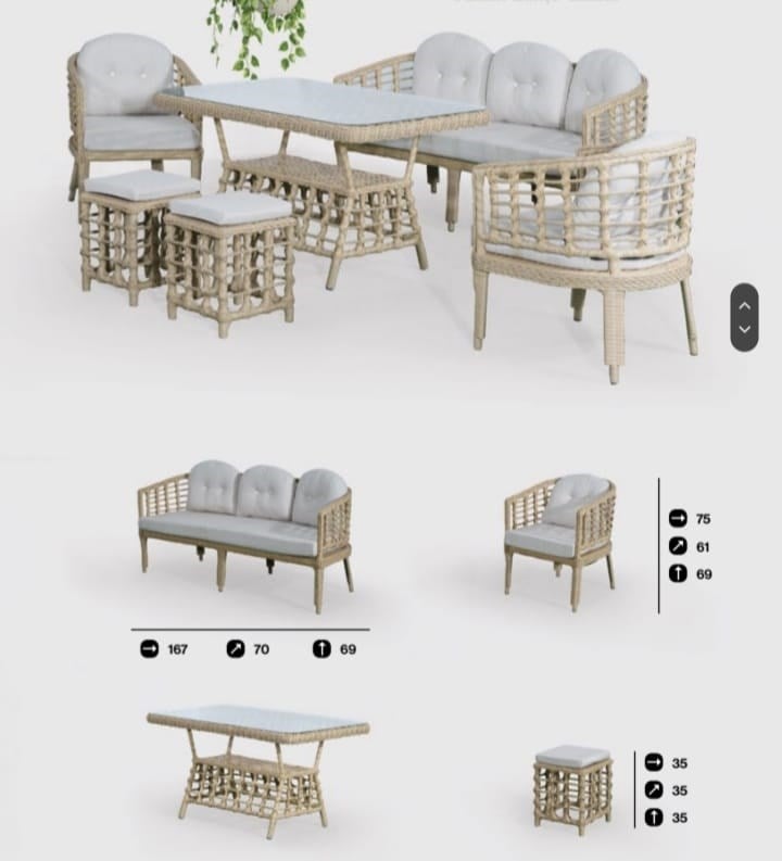 stella rattan takımı