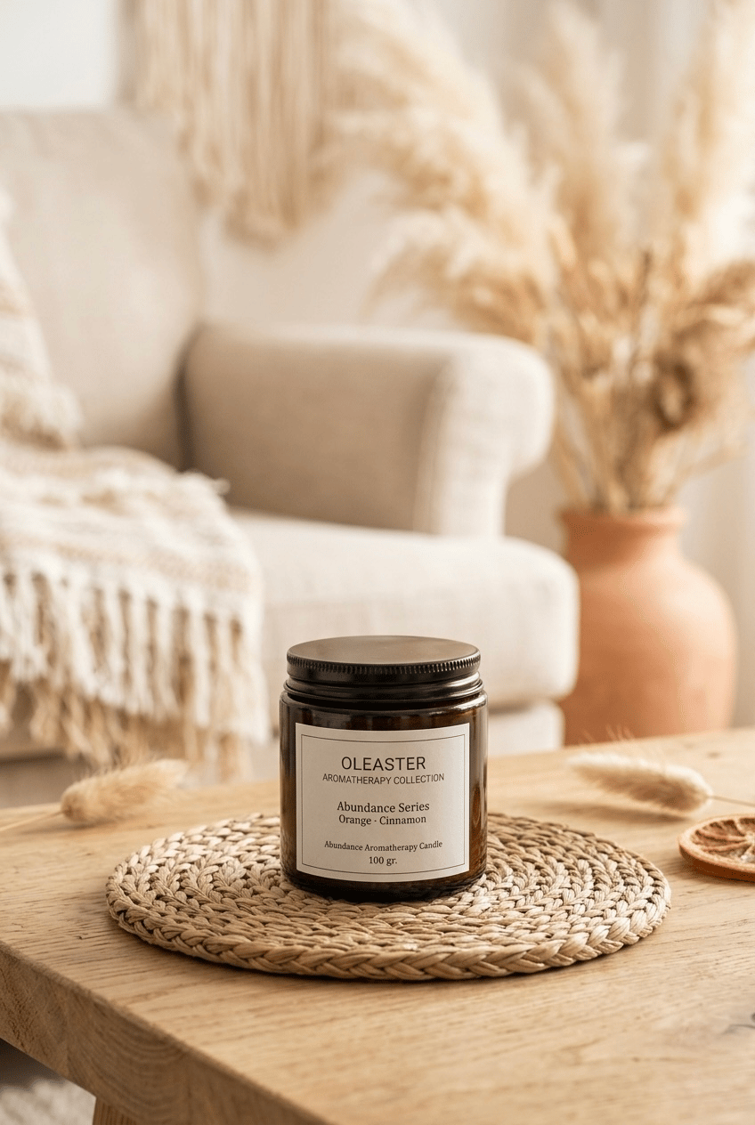BOLLUK BEREKET AROMATERAPİK SOYA MUMU 100 GR