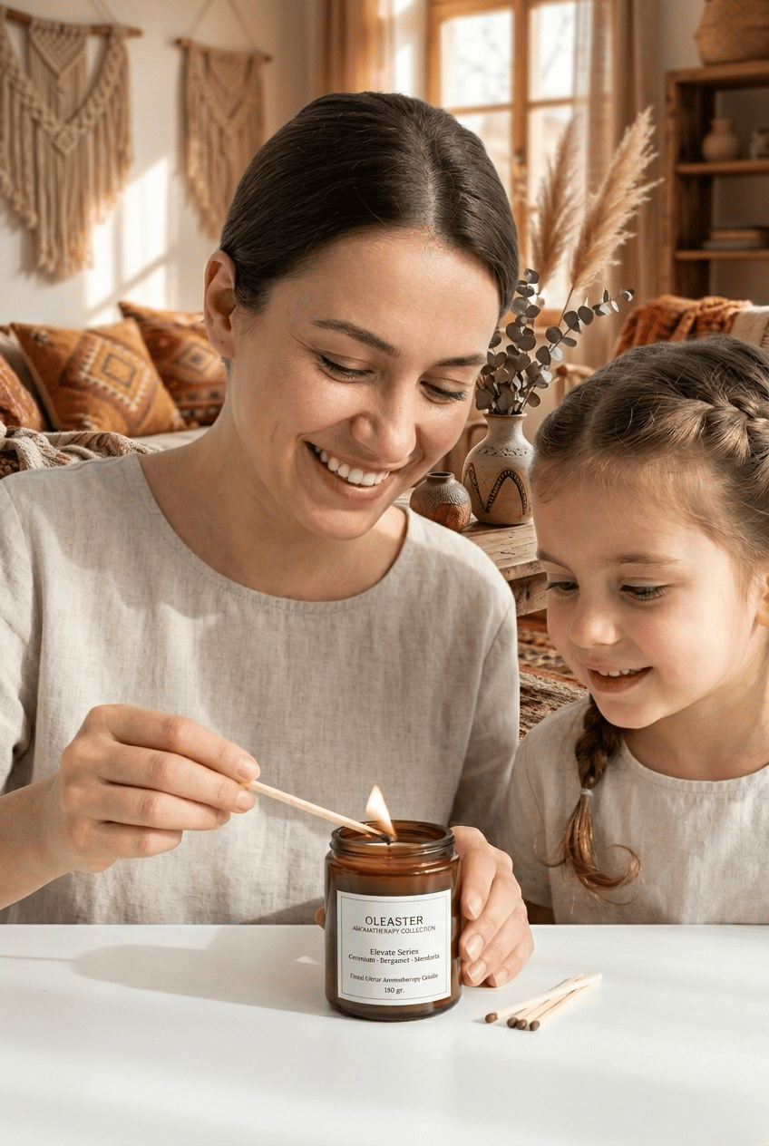 CANLANDIRICI AROMATERAPİK SOYA MUMU 150 GR