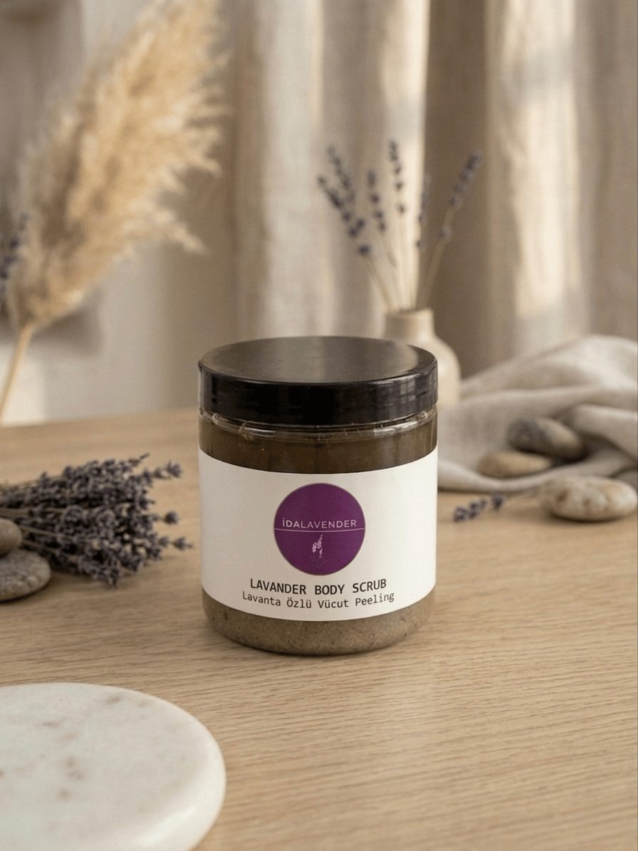 İDALAVENDER LAVANTA ÖZLÜ VÜCUT PEELİNGİ 250 GR