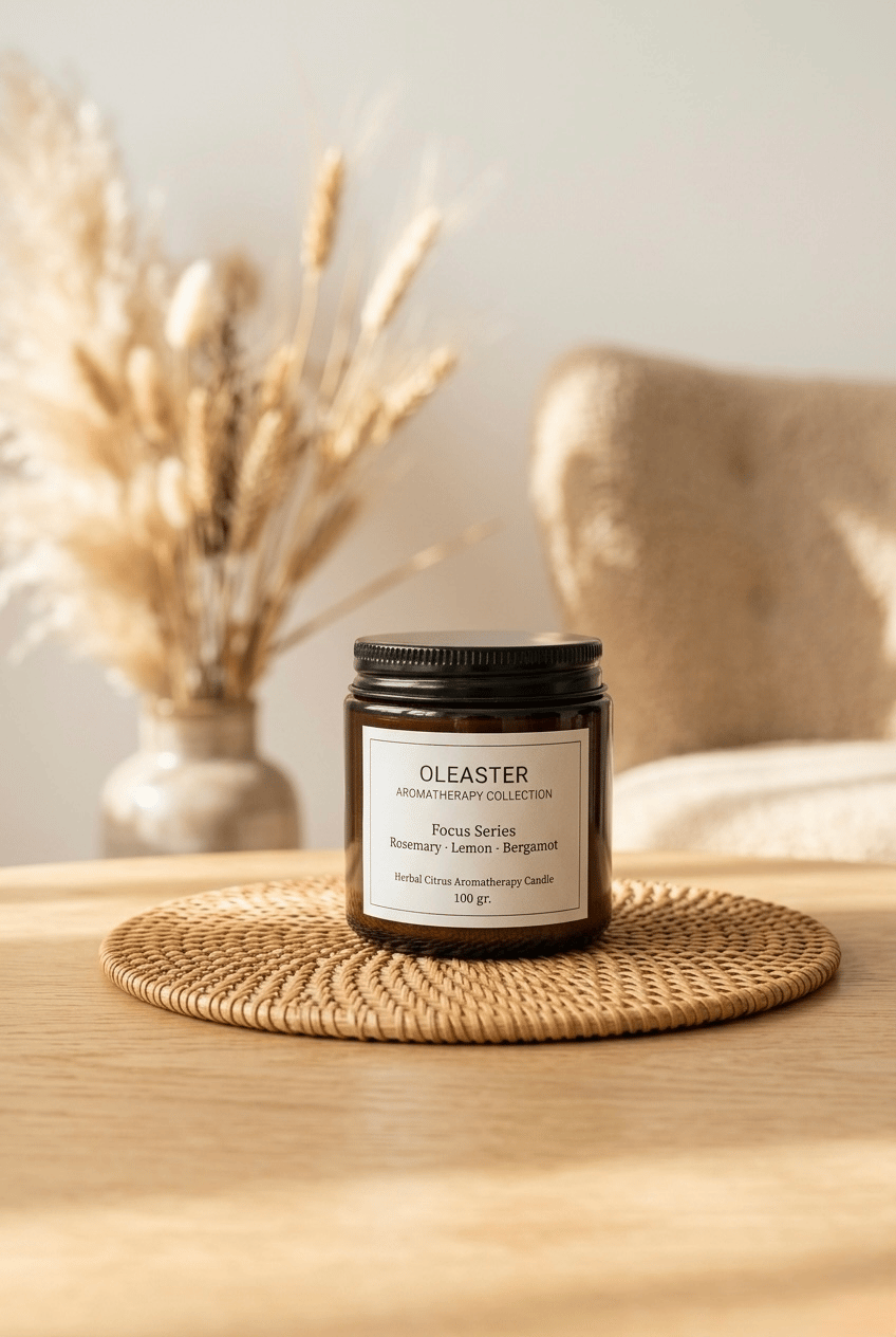 ODAKLAYICI AROMATERAPİK SOYA MUMU 100 GR