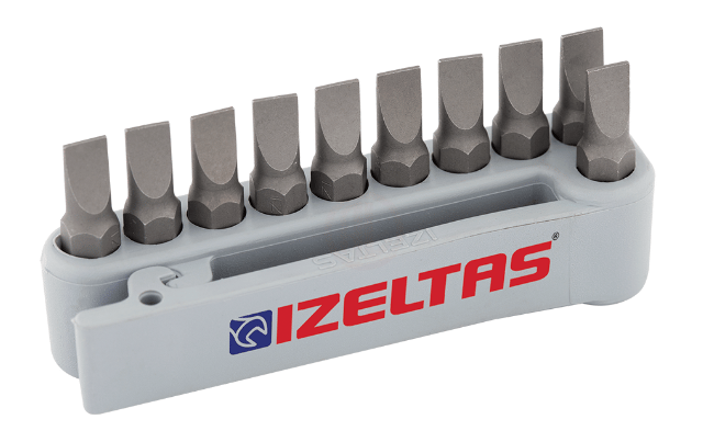 İzeltaş 0.8x5.5 Düz Bits Takımı (25 mm) 10 Parça 4810000855