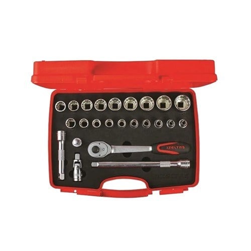 İzeltaş On İki Köşe Lokma Anahtar Takımı 1/2'' 24 Parça 1114006024