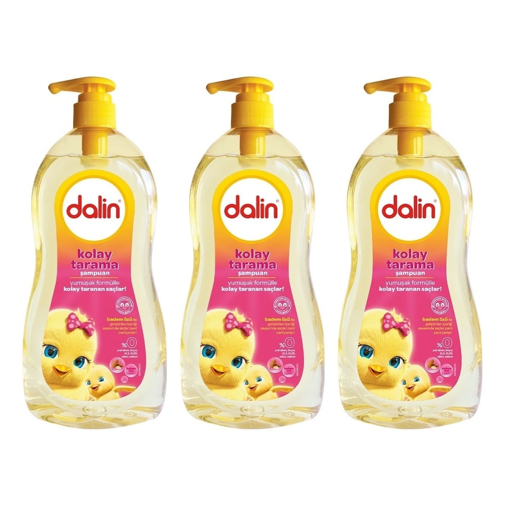 Badem Yağlı Kolay Tarama Şampuanı 700 ml x 3 Adet