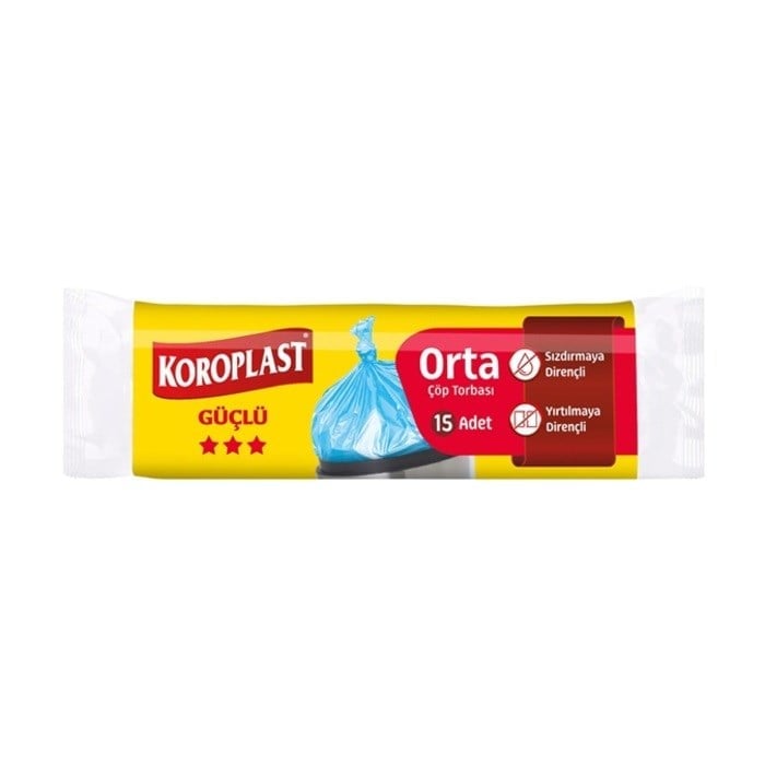 Çöp Poşeti Orta Boy 15'li
