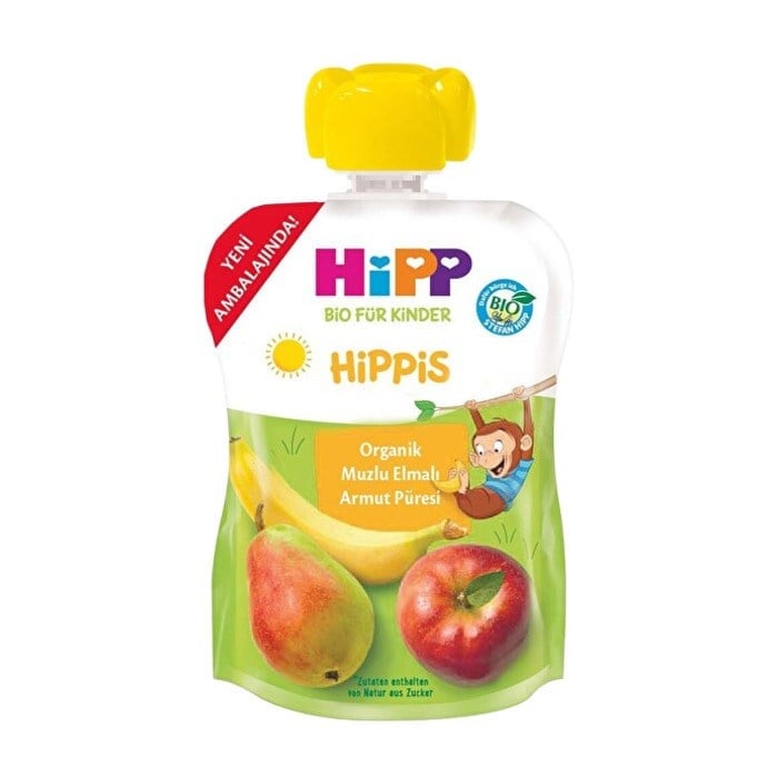 Hipp Organik Muzlu Elmalı Armut Püresi 100 gr